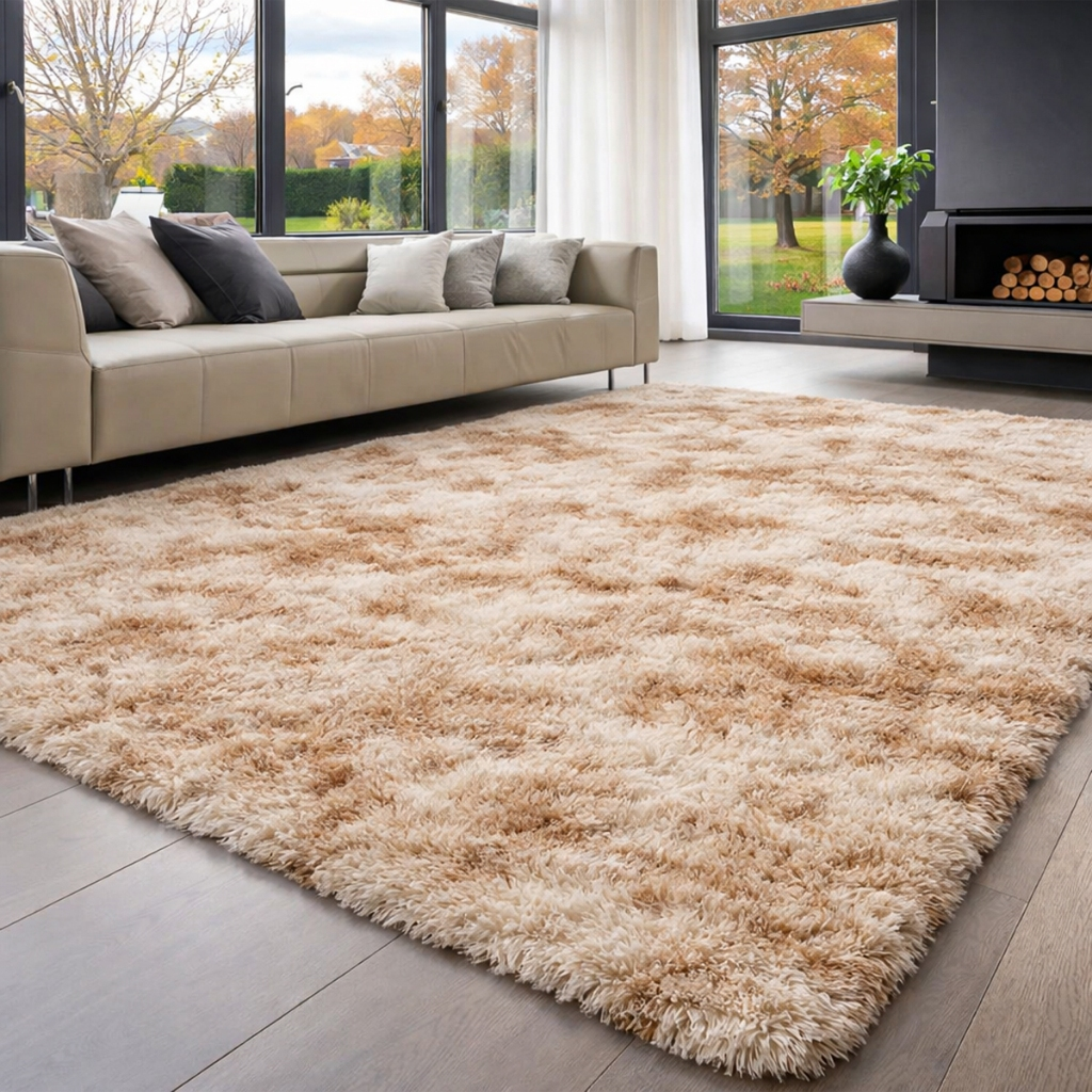 Tapete Grande para Sala 3,00 x 2,00 metros – Peludo Felpudo em Várias Cores