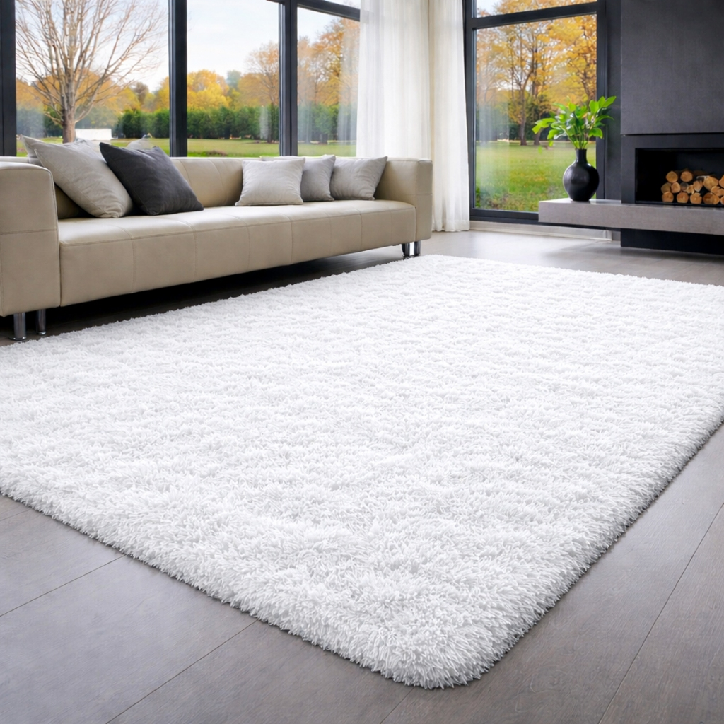 Tapete Grande para Sala 3,00 x 2,00 metros – Peludo Felpudo em Várias Cores