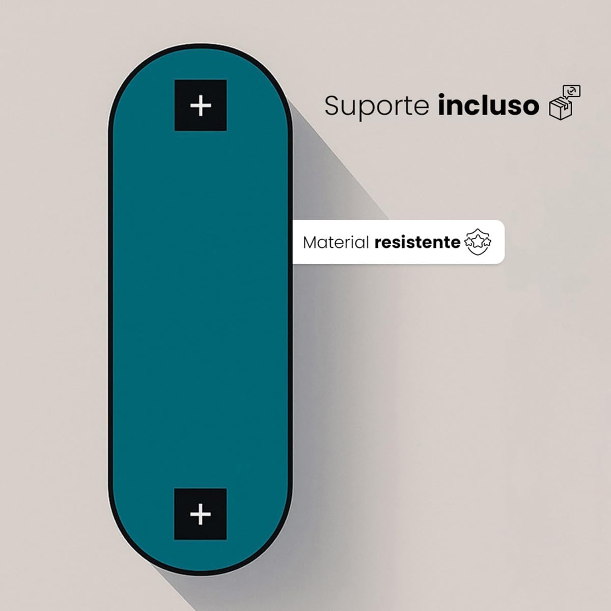 Espelho Cápsula Premium 160x55 cm – Sofisticação e Amplitude Visual