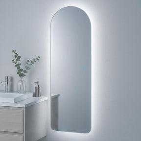 Espelho Arcos 90x40 cm com LED Touch – Iluminação Fria e Quente