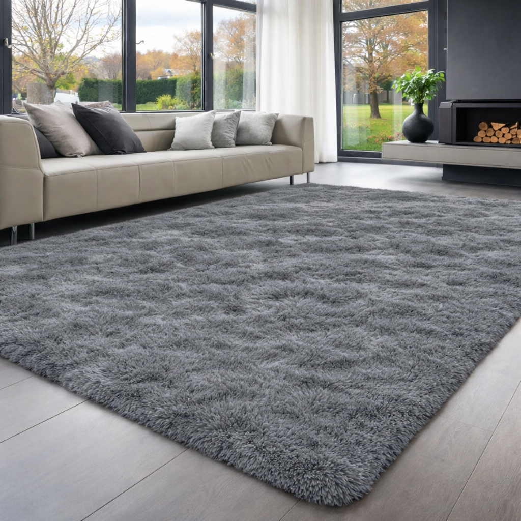 Tapete Grande para Sala 3,00 x 2,00 metros – Peludo Felpudo em Várias Cores