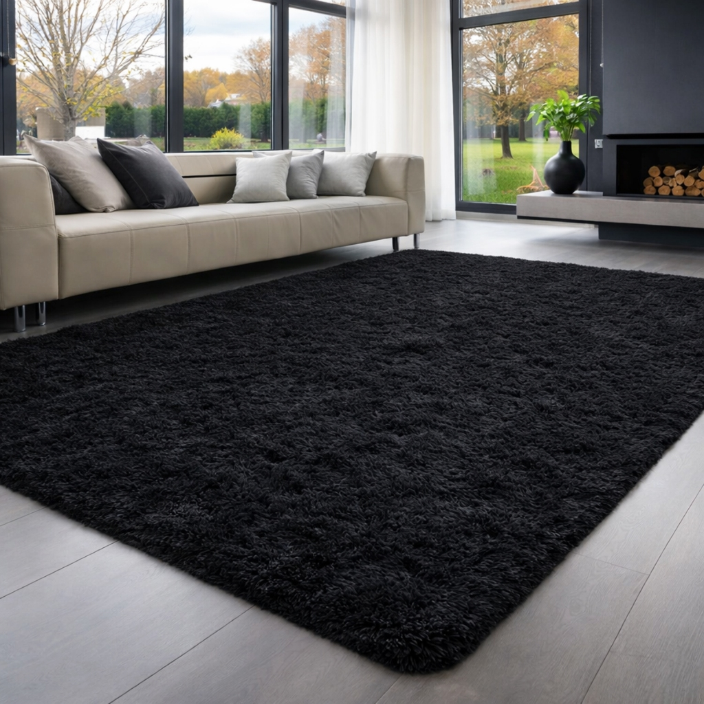 Tapete Grande para Sala 3,00 x 2,00 metros – Peludo Felpudo em Várias Cores