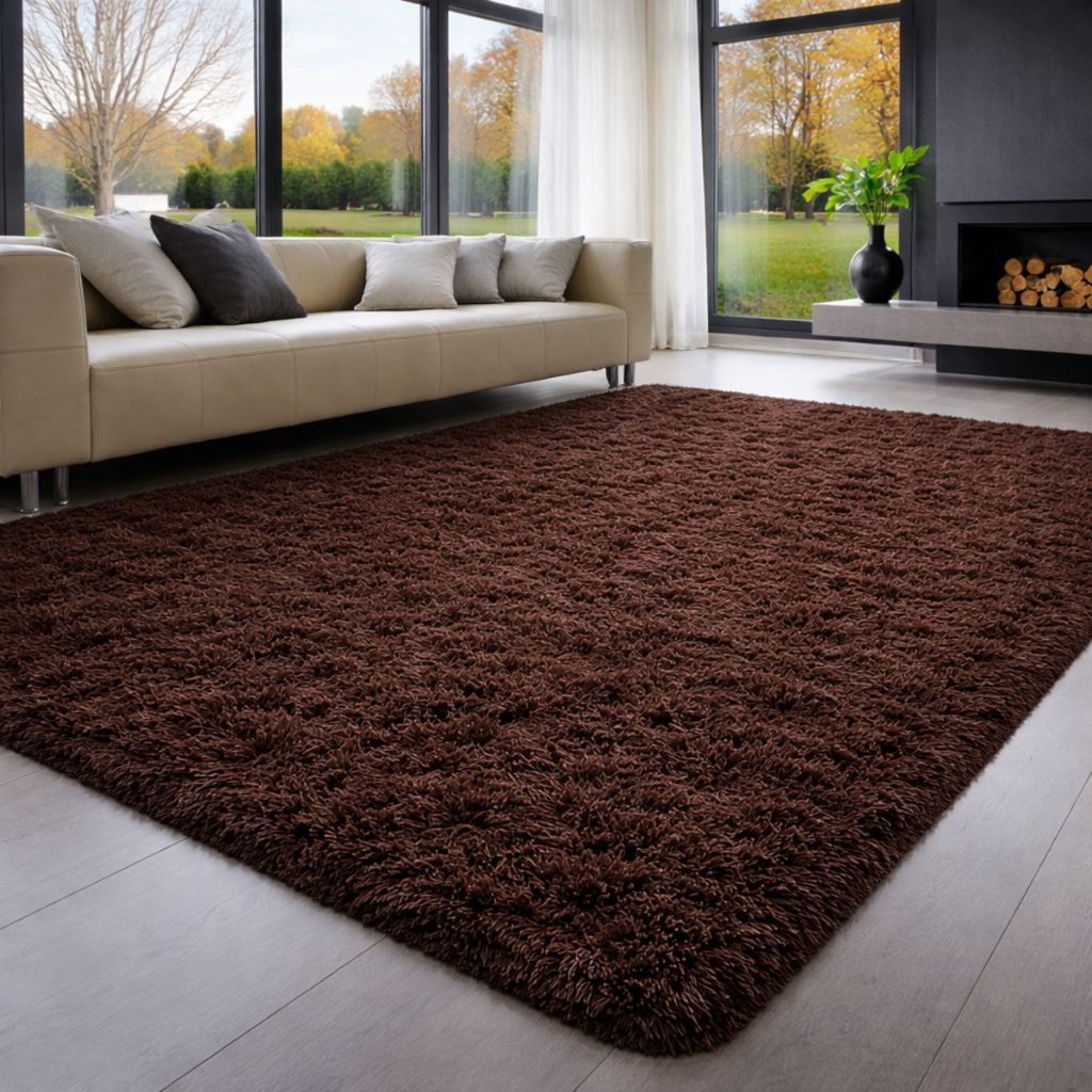 Tapete Grande para Sala 3,00 x 2,00 metros – Peludo Felpudo em Várias Cores