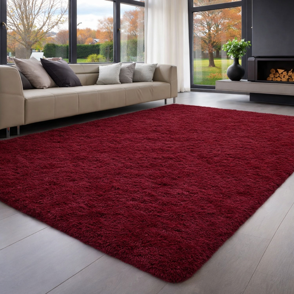 Tapete Grande para Sala 3,00 x 2,00 metros – Peludo Felpudo em Várias Cores