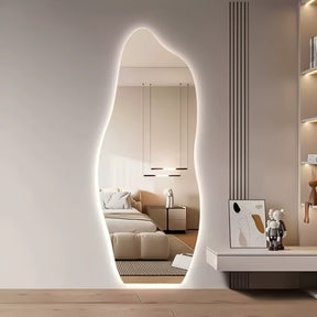 Espelho Orgânico Flame com LED 110 x 50 centímetros